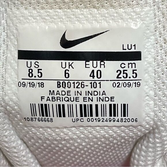 Nike Air Max Axis BQ0126-101 White / Pink Women's Running Shoes Size 8.5M - Picture 4 of 16